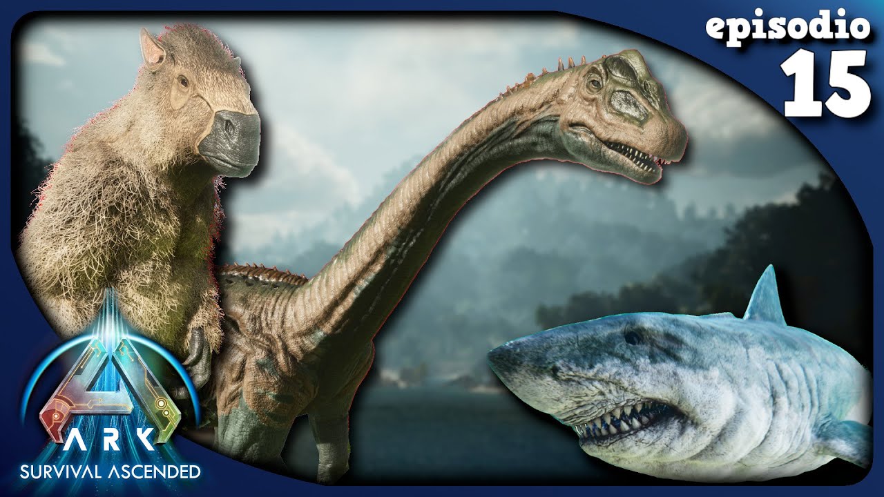 Taming Compulsivo! BRONTOSAURO, MEGATERIO e MEGALODONTE - Ark Survival Ascended | The Island | EP.15