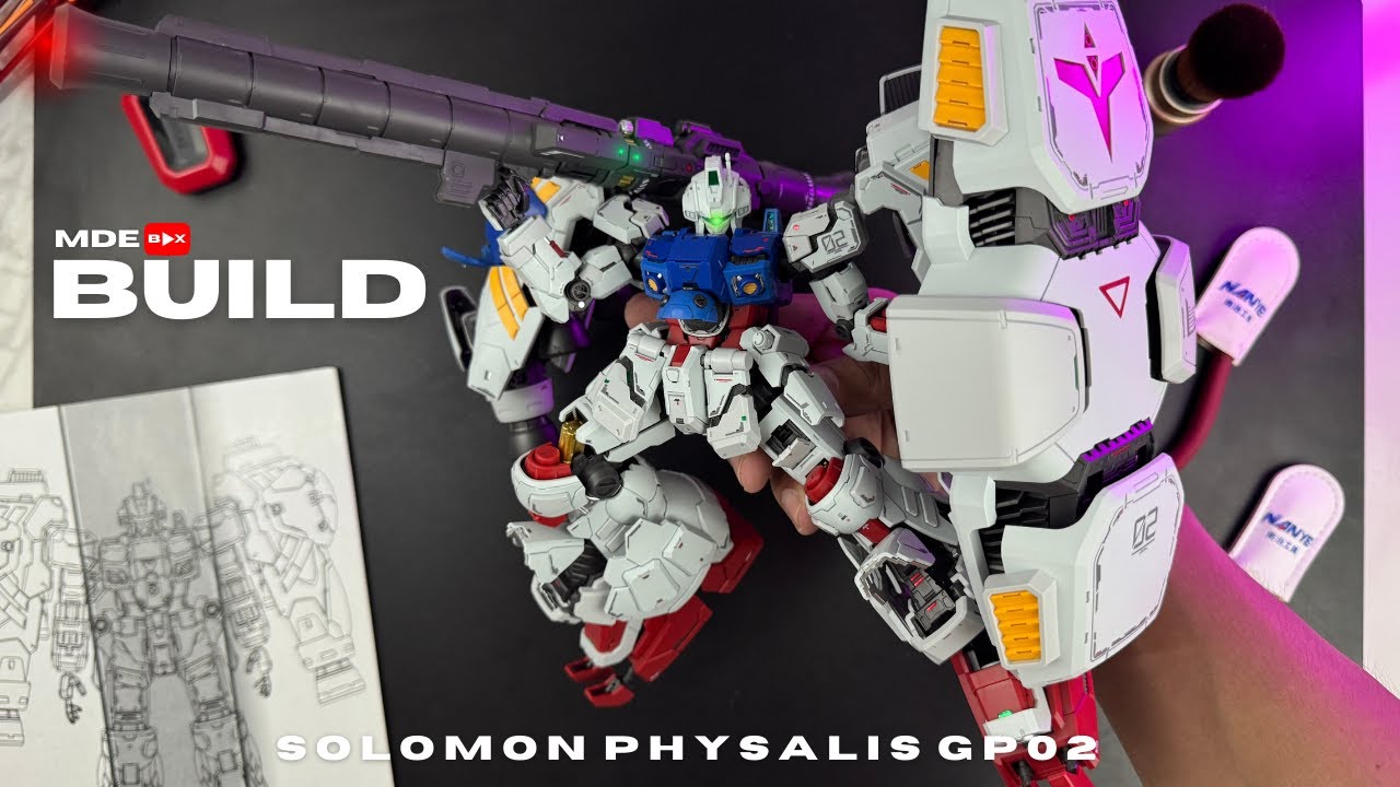 SOLOMON PHYSALIS GP02 | ASMR SPEEDBUILD | 1/100 MODELKIT