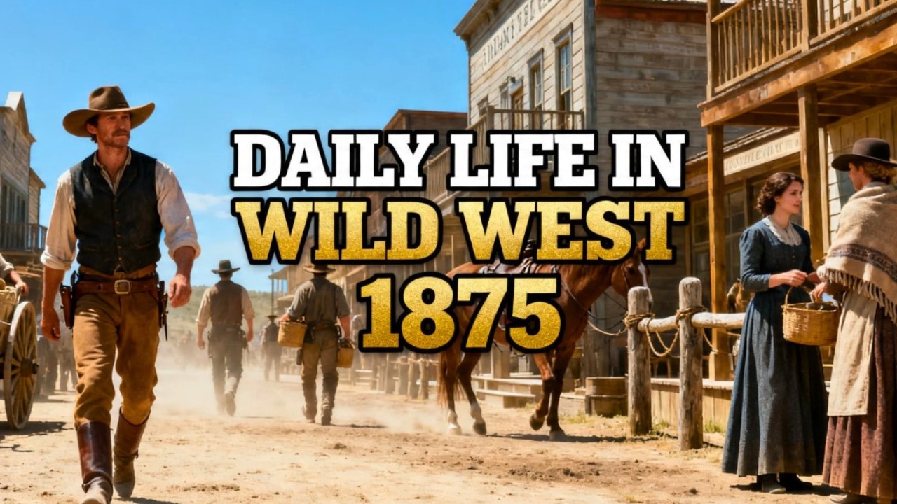 What Everyday Life Was REALLY Like in the Wild West 1875 | Relaxing History