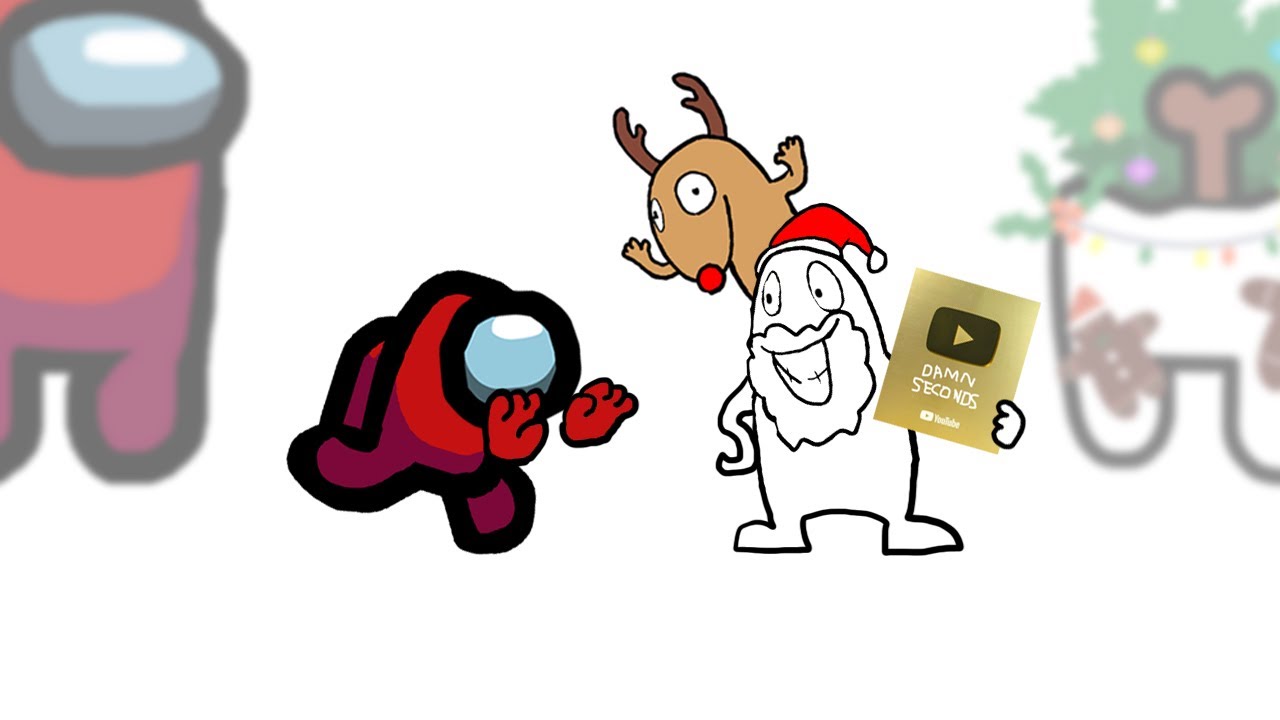 Mini Crewmate is home alone on Christmas | Among Us