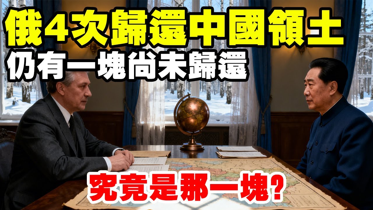 中俄领土谈判往事！俄 4 次主动归还中国领土，却仍有一块争议地至今未归，究竟是哪块？#地理 #俄罗斯 #领土 #海参崴 #黑瞎子岛