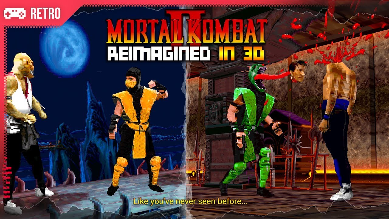 Mortal Kombat 2 (1993) reimagined as a 3D game!