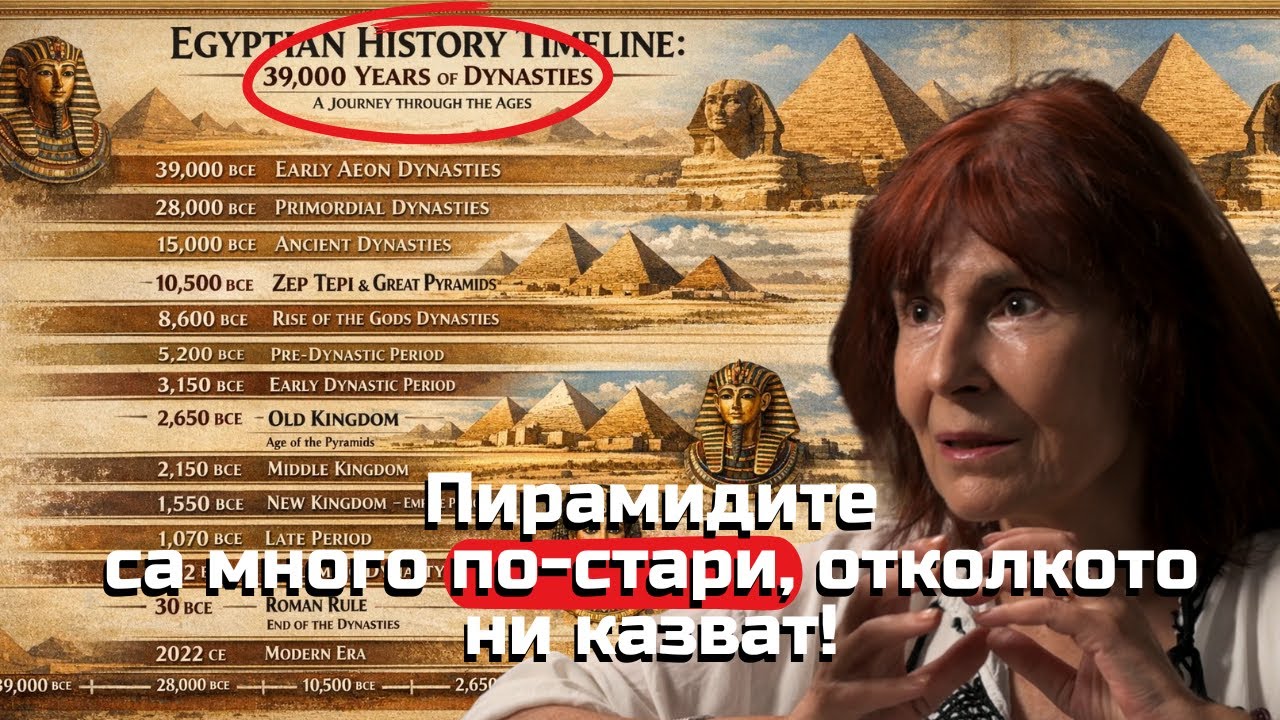 доц. Веселина Вачкова - Имало е египетски династии преди 39 000 години!