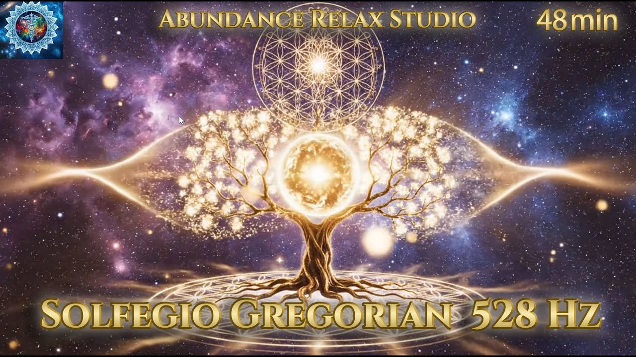 528Hz Gregorian-Inspired Ambience | Calm Chapel Energy | 48 MIN | Relax & Sleep