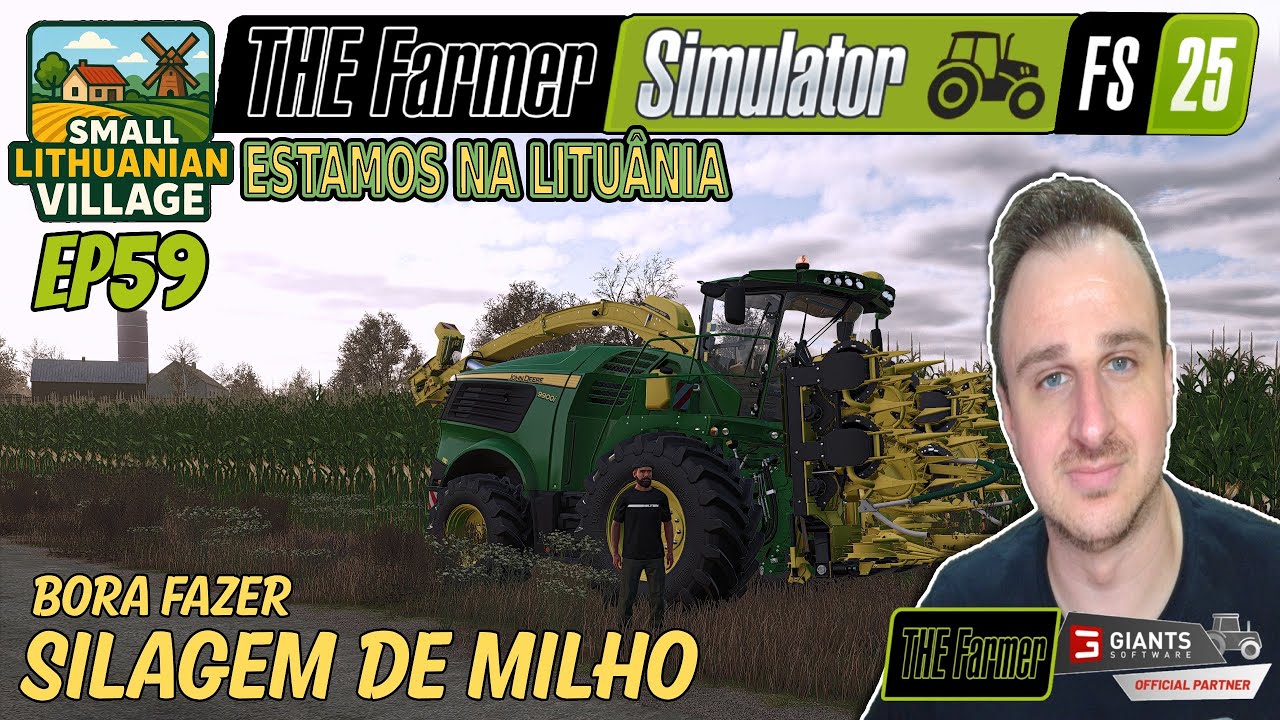 FARMING SIMULATOR 25 - MAPA SMALL LITHUANIAN VILLAGE | BORA FAZER SILAGEM DE MILHO | MP | PC | EP#59