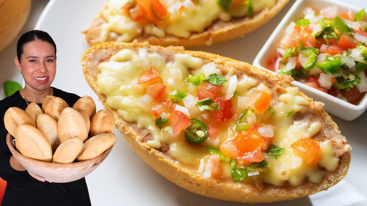 Desayuno Rápido y Económico | Molletes de Frijoles para Toda la Familia