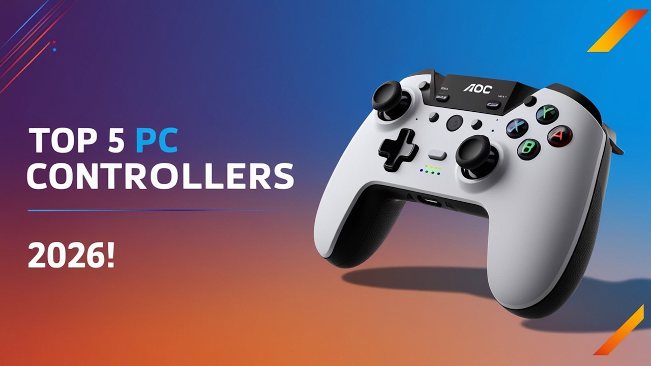 Top 5 Best PC Game Controllers 2026 – Ultimate Gaming Picks