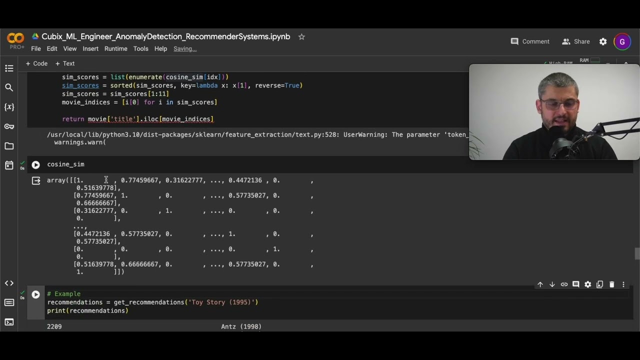 Magyarul - Gépi tanulás - Adattudomány gyorstalpaló: Egyszerű Content based filtering