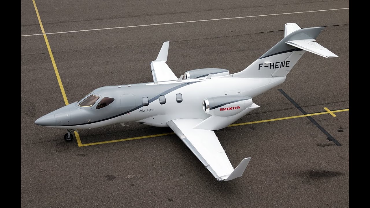 ✈Rare ✈Honda HA-420 HondaJet F-HENE / Flyby, Landing and Taxi to Parking Position