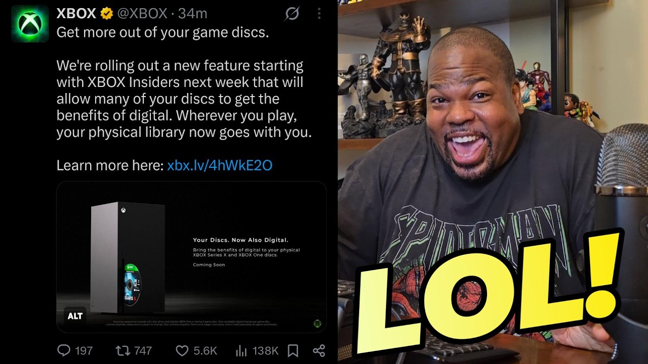 Xbox Just Rolled Out DISC TO DIGITAL and It Makes Sony Look BAD!