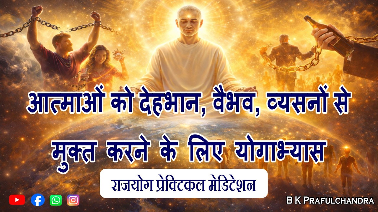 देहभान और मोह से मुक्ति: शक्तिशाली राजयोग अभ्यास ✨ Morning Rajyoga Meditation | Shiv Baba