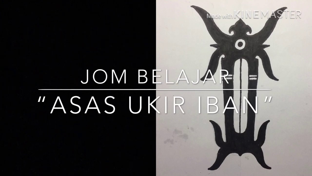 Belajar ukiran iban Asas / tatto leher
