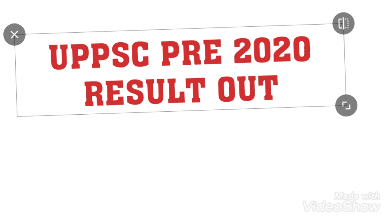 UPPSC PRE 2020 RESULTS OUT...