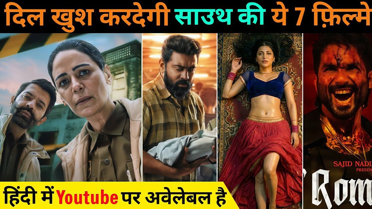 Top 7 Crime Thriller South Indian Hindi Dubbed Full Movies On YouTube 2026 || @filmy-talks ||