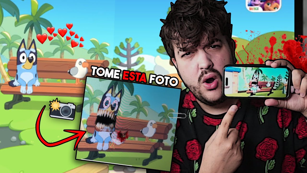 🔥 ... la APP de BLUEY CAMBIA cuando LA FOTOGRAF&Iacute;AS 📸