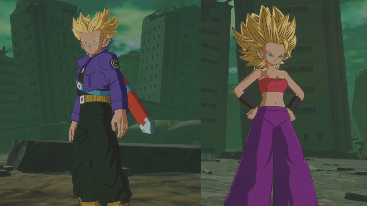 Ssj Trunks vs Ssj2 Caulifla - REQUESTED BATTLE - Dragon ball sparking zero