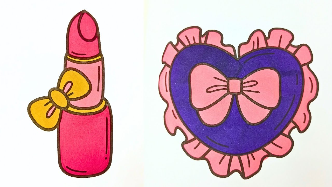 Satisfying coloring video | Relaxing marker sounds