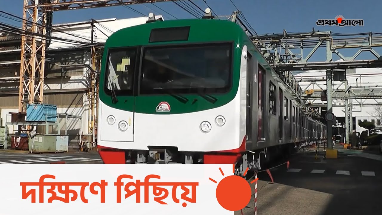 মেট্রোরেল উত্তরে দৃশ্যমাণ । Prothom Alo