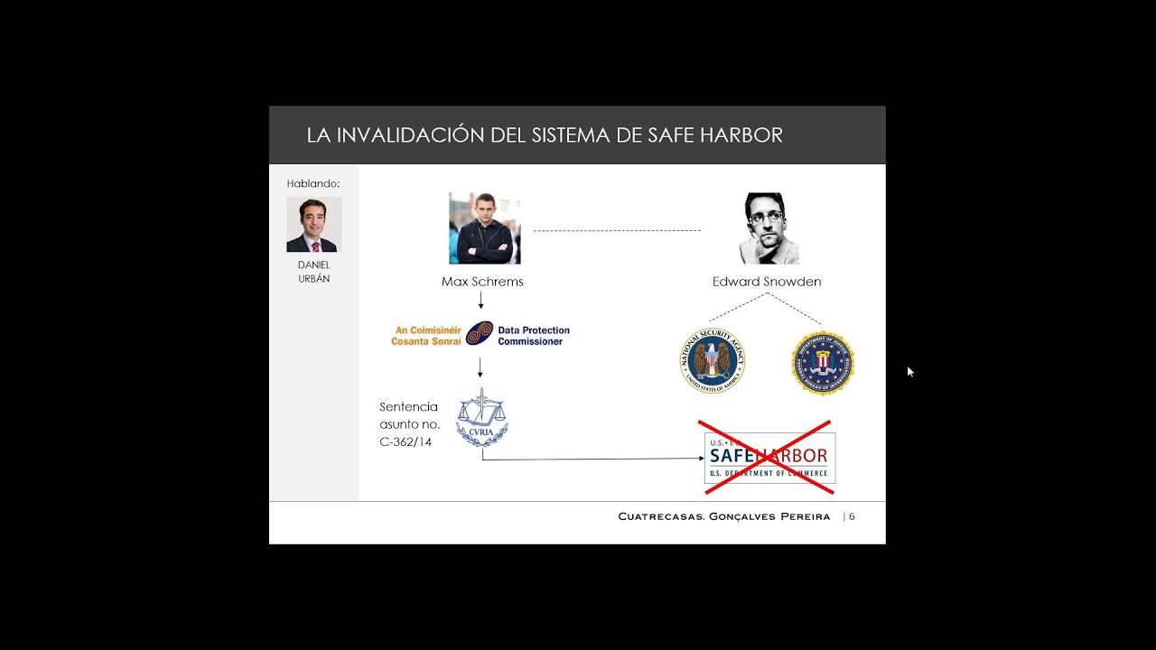 Webinar sobre la sentencia del TJUE sobre Safe Harbor
