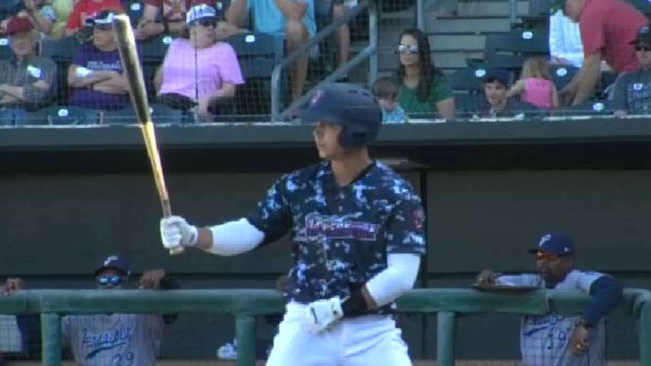 Jumbo Shrimps' Otman walks off Blue Wahoos with RBI