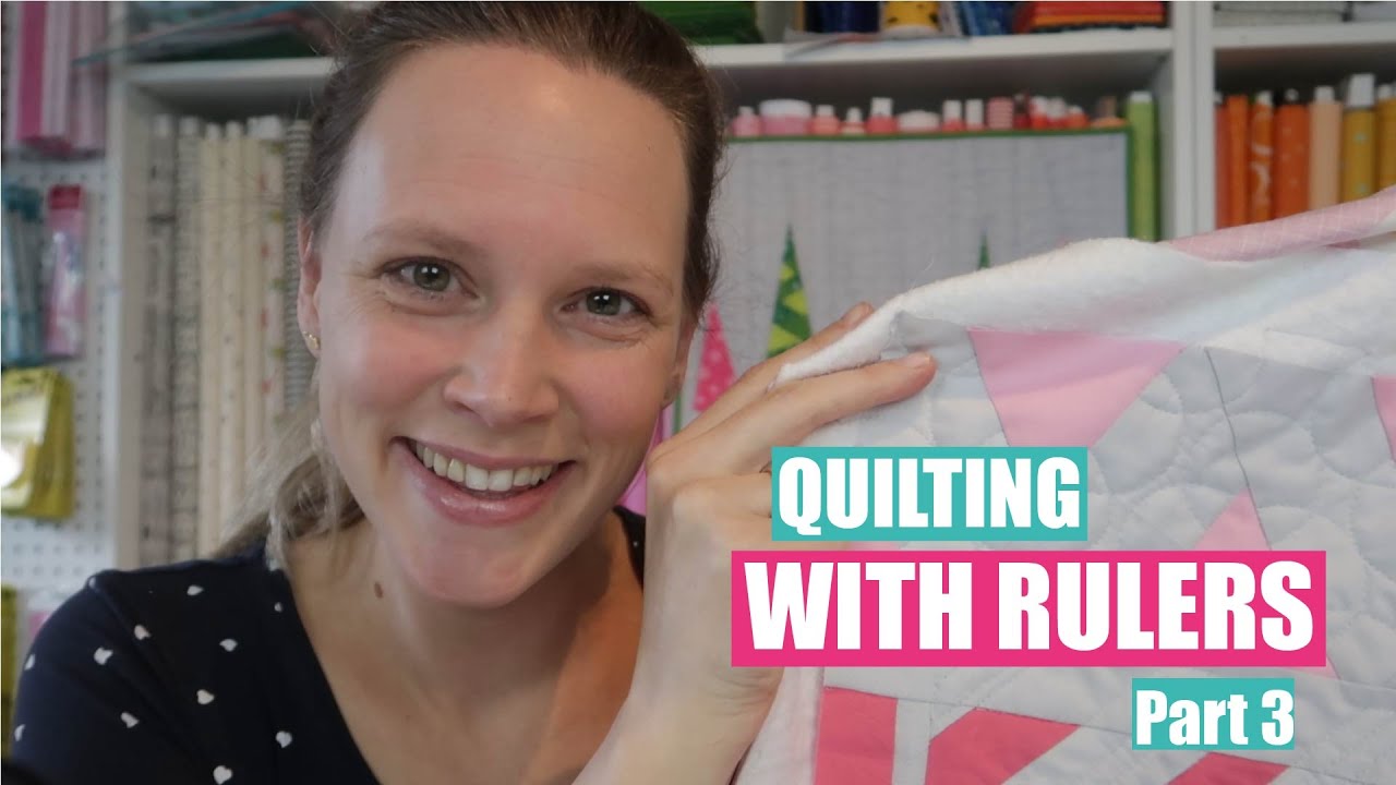 Quilting small cricles on a quilt. Love that texture!