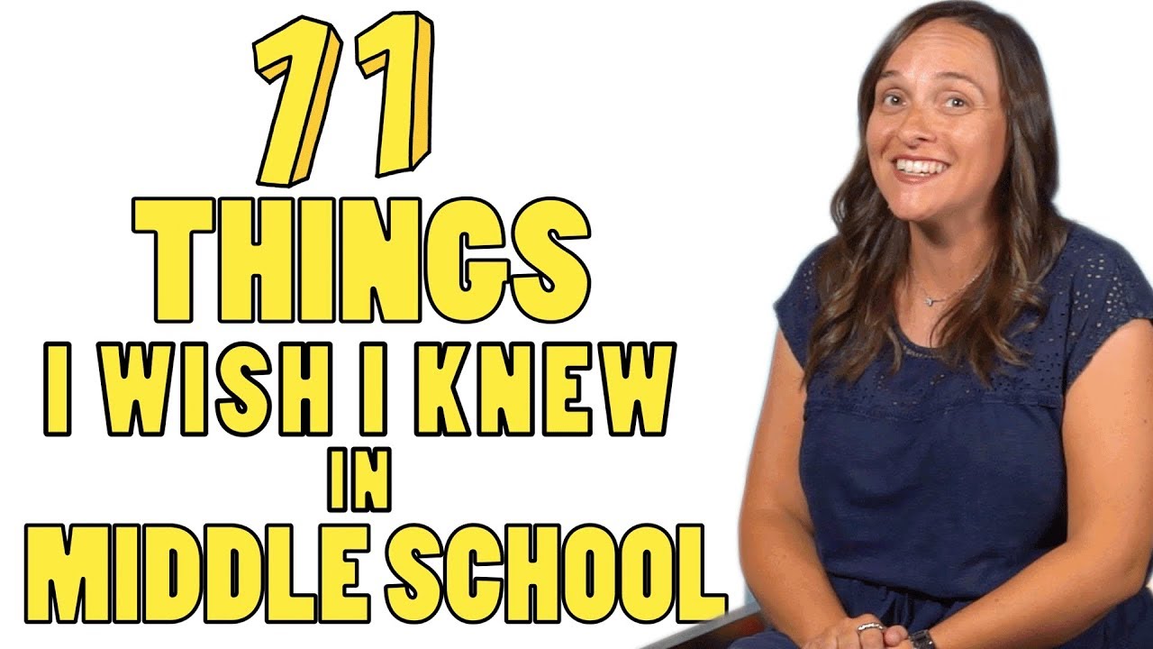 11 Things I Wish I Knew in Middle School #TodayILearned | 11 BEFORE 12 by Lisa Greenwald