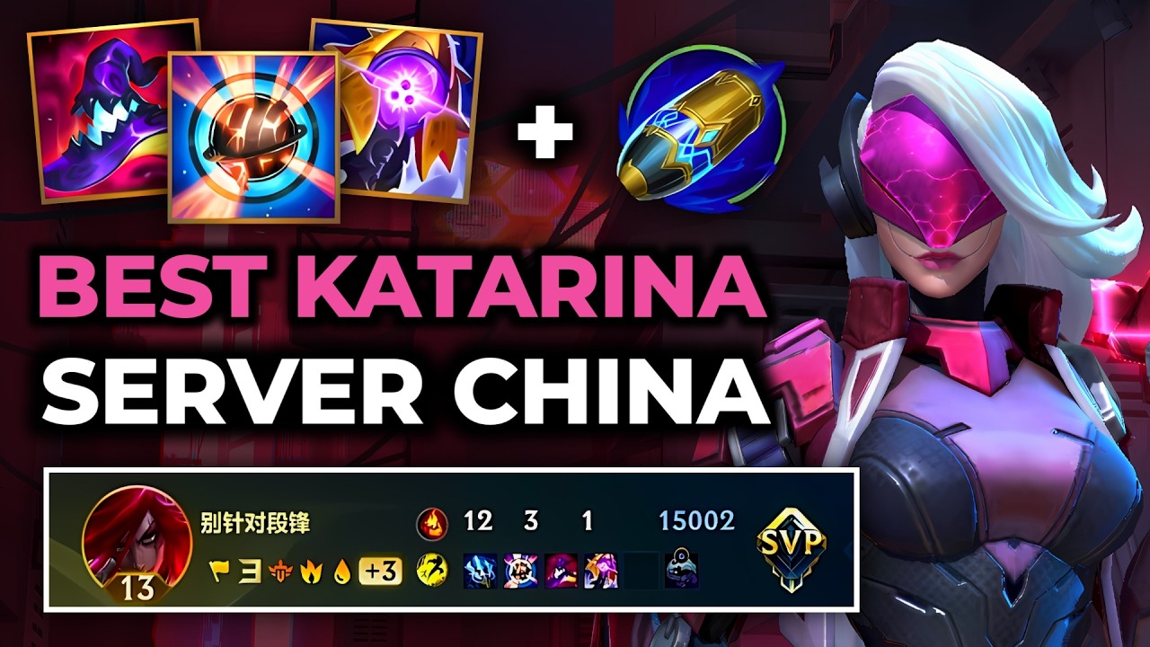 Katarina Wild Rift China - Build Runes Guide Patch 7.0a - Gameplay Katarina Season 20