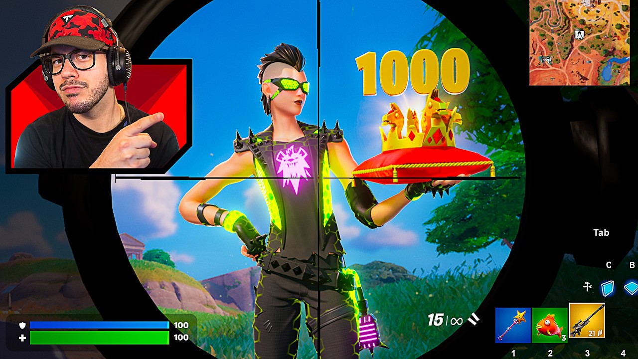 I HUNTED Someone with Over *1000* CROWN WINS!