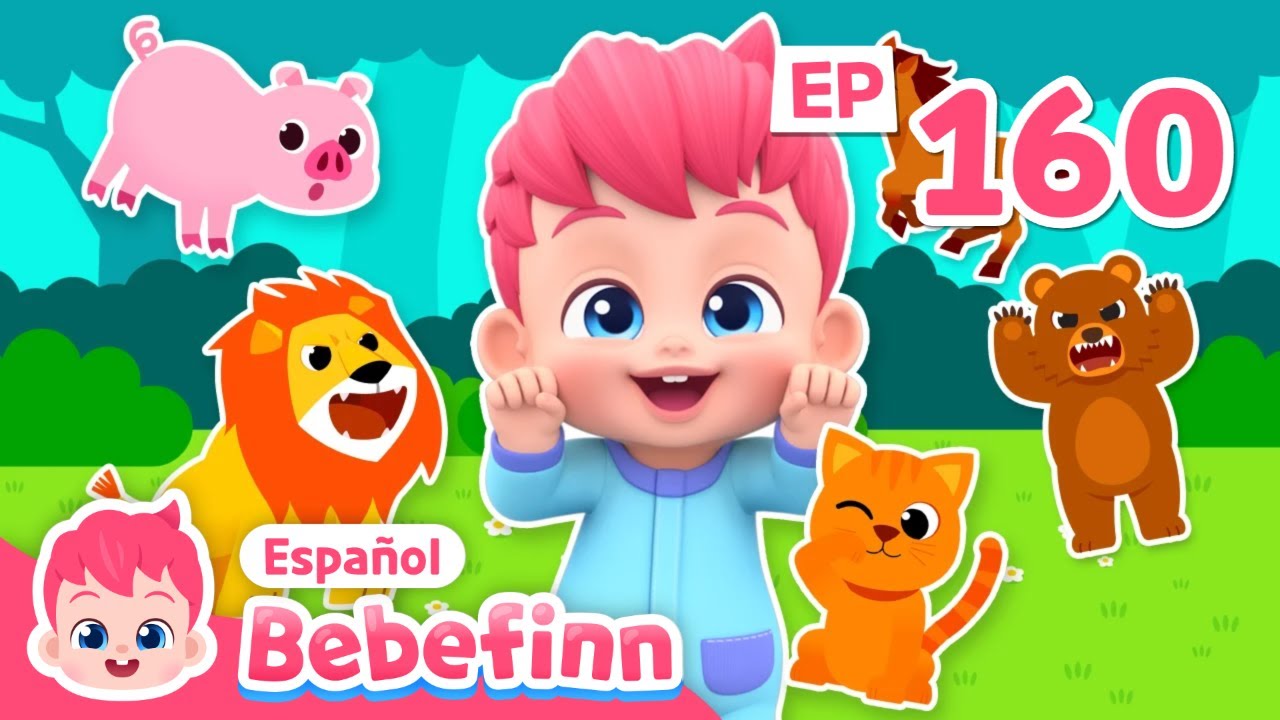 ABC de Animales en Inglés | EP160 | Abecedario | Canción de Animal | Bebefinn en español
