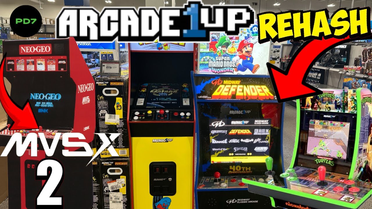Arcade1up Rehashes For 2024 | NEO GEO MVSX 2 From Unico? Walk & Talk