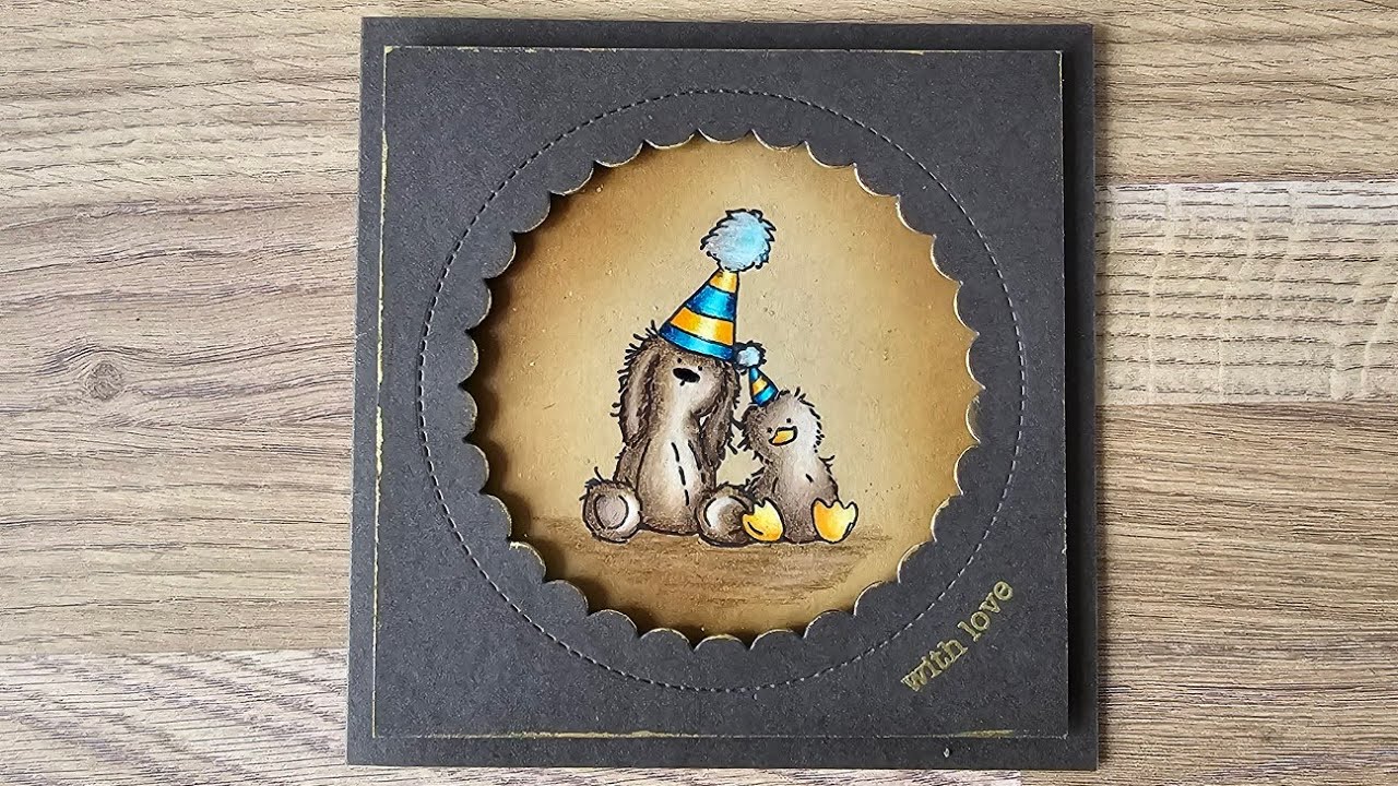 😍 HOW EFFECTIVE IS THIS 😍 PRISMACOLOUR ON KRAFT CARD 😍 #craftaddictionuk #handmadecards #art 