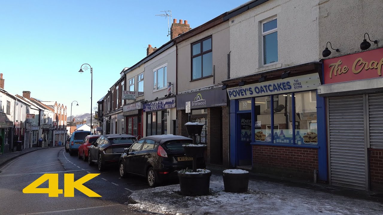 Biddulph Walk: Town Centre【4K】