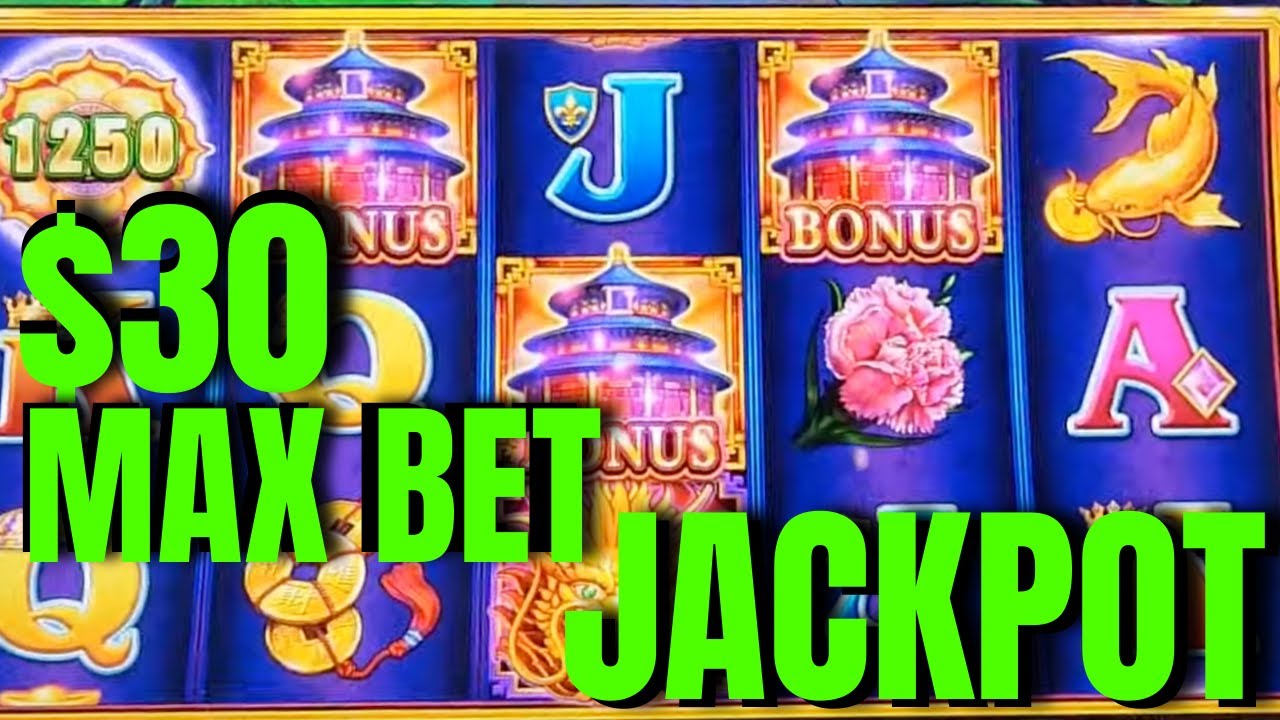OMG what a relief! $30 MAX BET JACKPOT high limit live slot play in casino