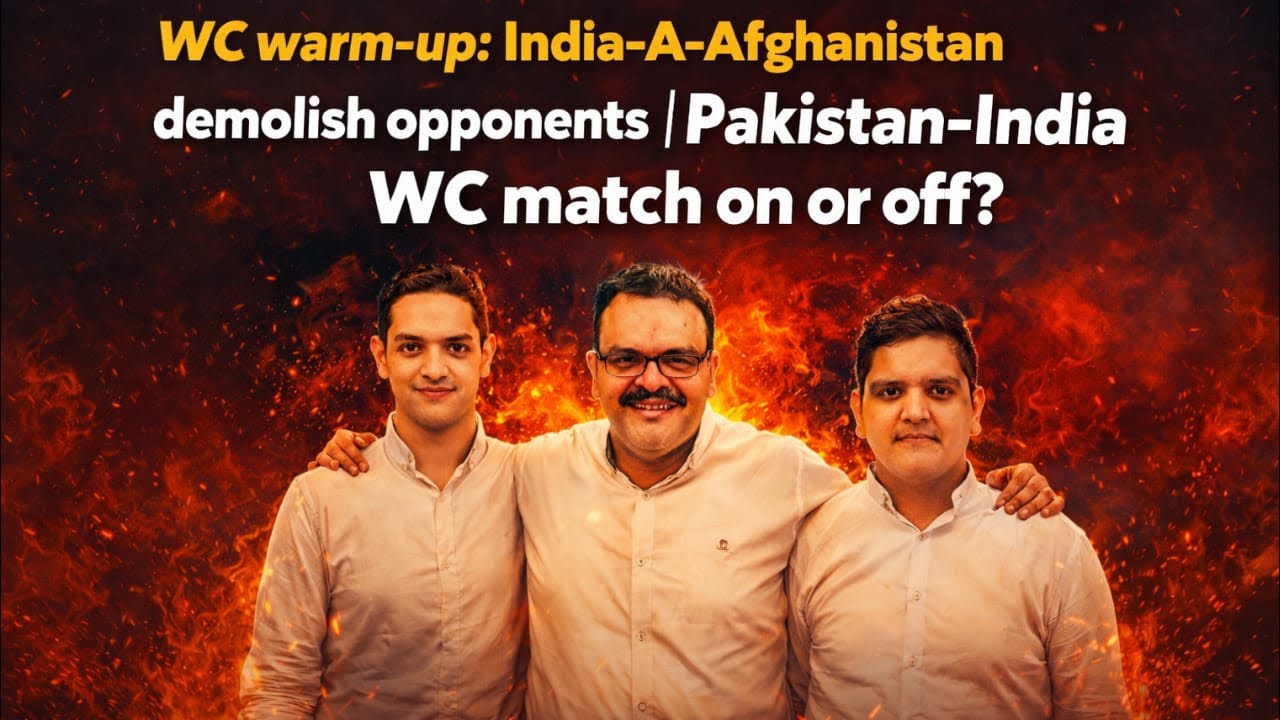 WC warm-up: India-A-Afghanistan demolish opponents | Pakistan-India WC match on or off? Pak in Lanka