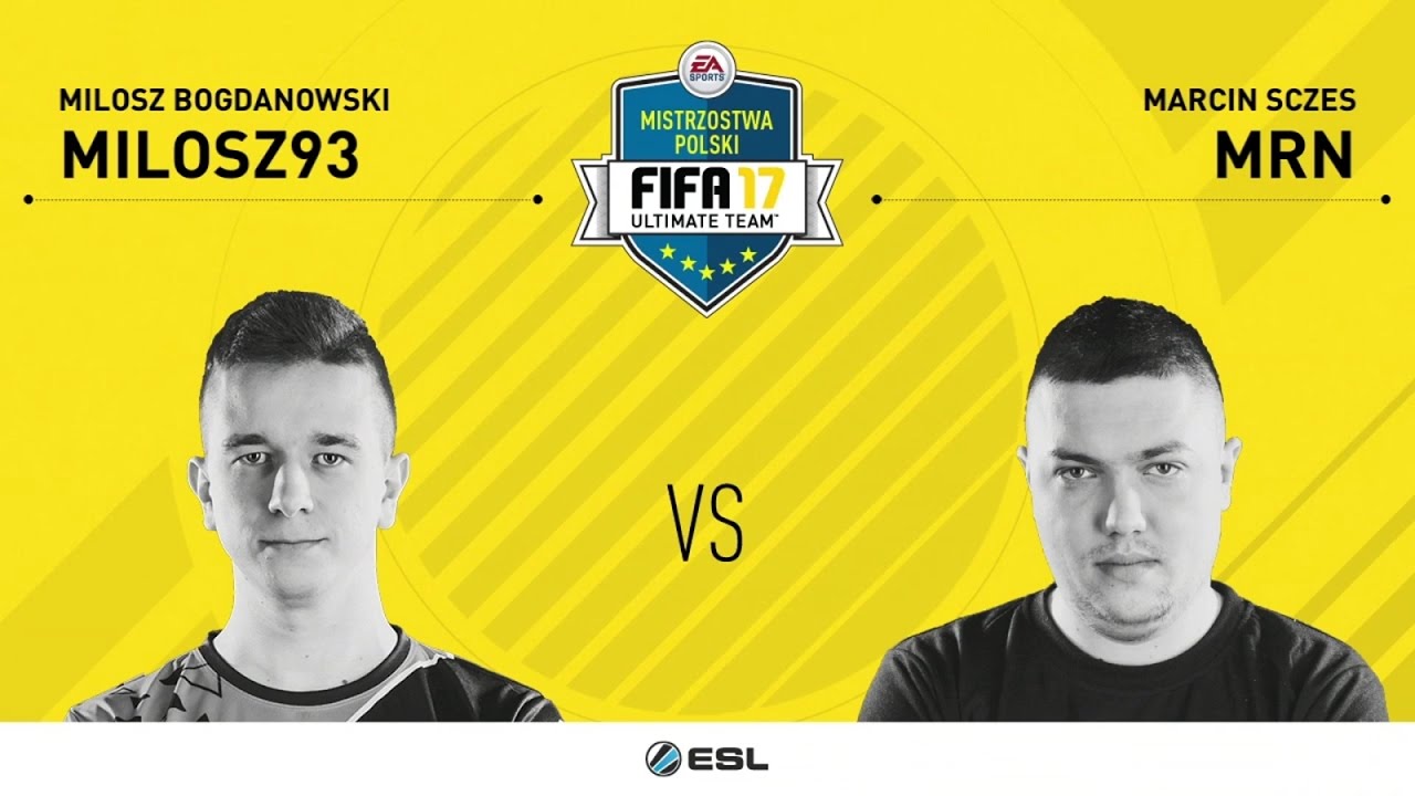 Mistrzostwa Polski FIFA Ultimate Team &ndash; finał: milosz93 vs. mRN (1. mecz)