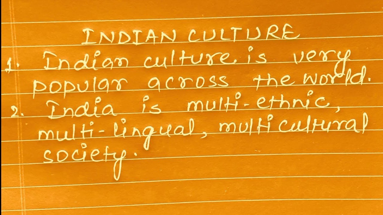 10 lines on indian culture in english||essay on indian culture and tradition||Zoom Classes||