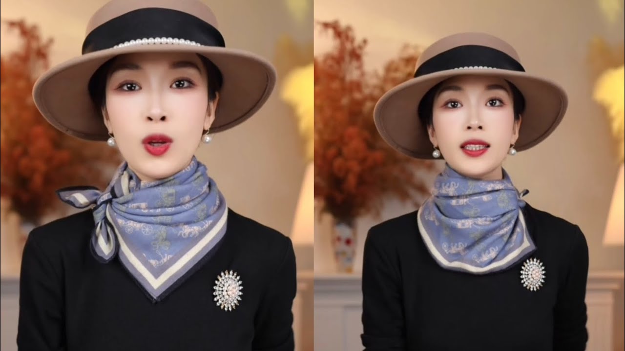 100 Stylish Ways to Tie a Silk Scarf #fashion #scarf #scarffashion