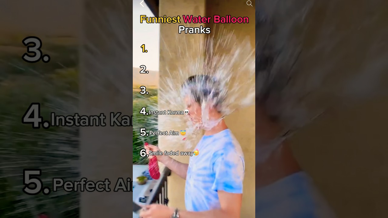 Ranking the Best Water Balloon Pranks
