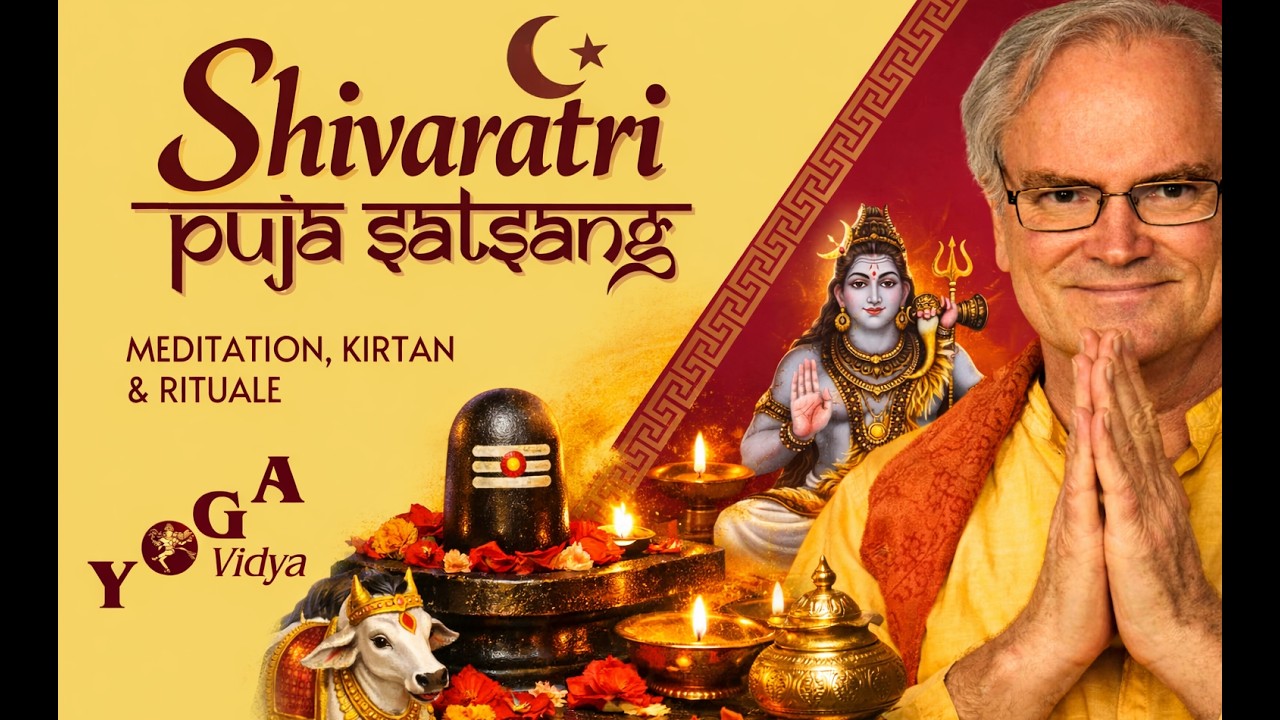 Satsang mit Puja zu Shivaratri mit Sukadev - Yoga Vidya Live, 15.02.2026, 20:00 Uhr