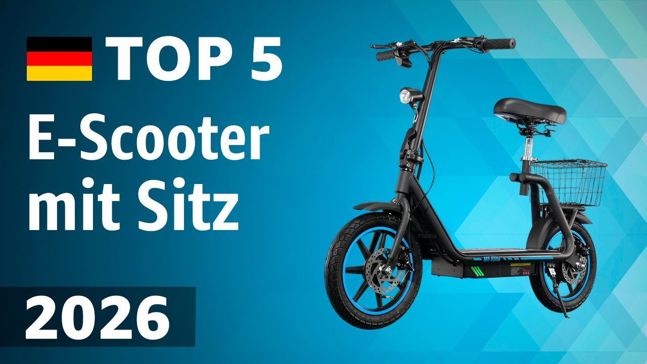 TOP—5. Beste E-Scooter mit Sitz. Test & Vergleich 2026