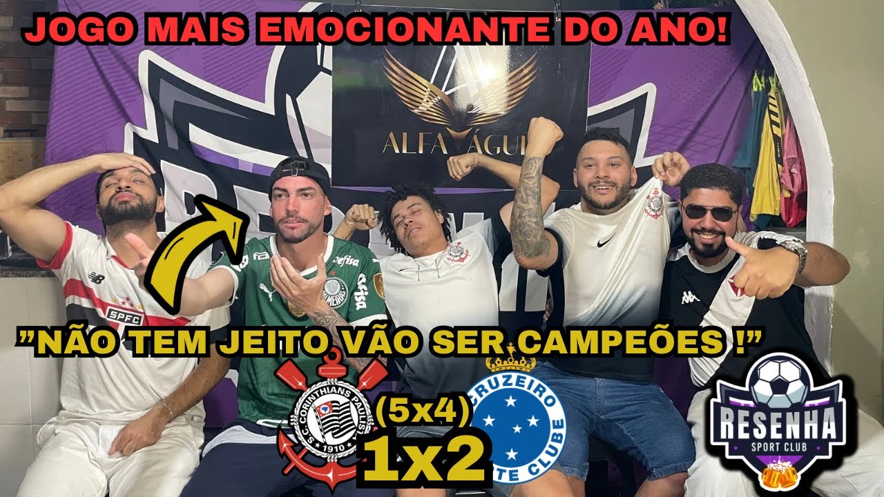 CORINTHIANS (5)1x2(4) CRUZEIRO (REACT) GOLS & MELHORES MOMENTOS! SEMIFINAL COPA DO BRASIL 2025! 