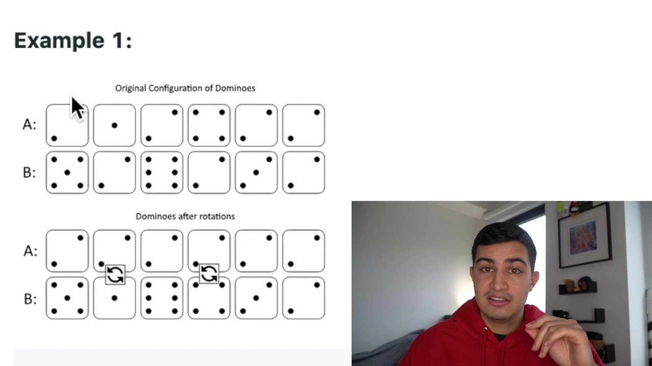 Minimum Domino Rotations for Equal Row