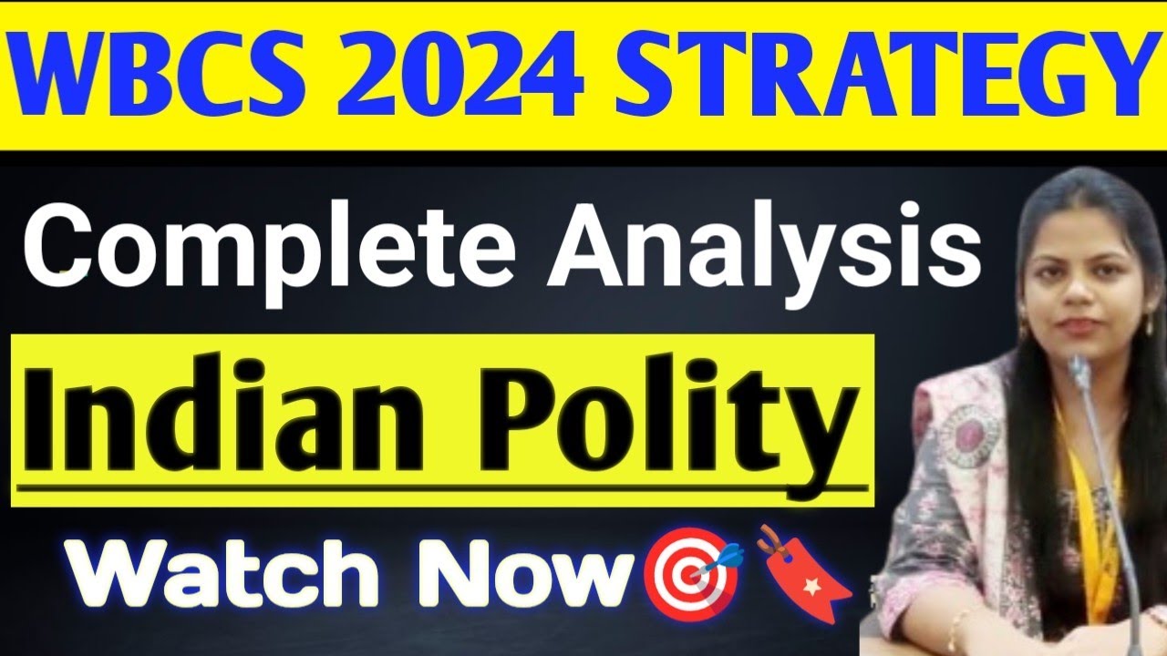 WBCS 2024 STRATEGY FOR INDIAN POLITY কীভাবে 25 এ 20+ Score করবে?Important SUPREME COURT Case কী কী? 