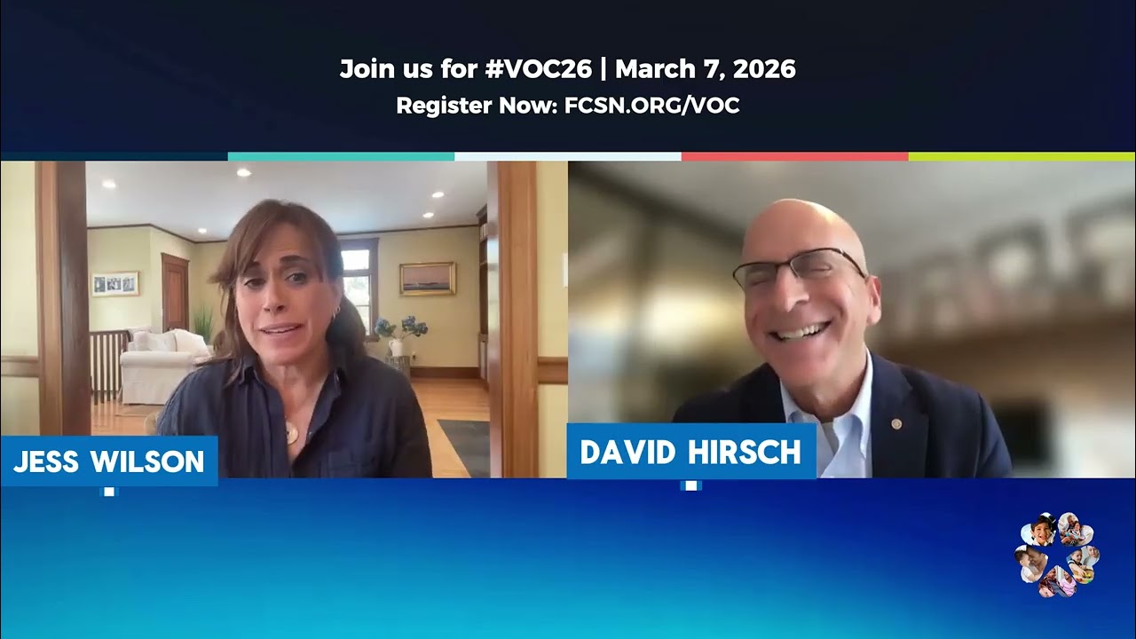 VOC26 Keynote Speaker David Hirsch in Conversation with Jess Wilson of Diary of a Mom
