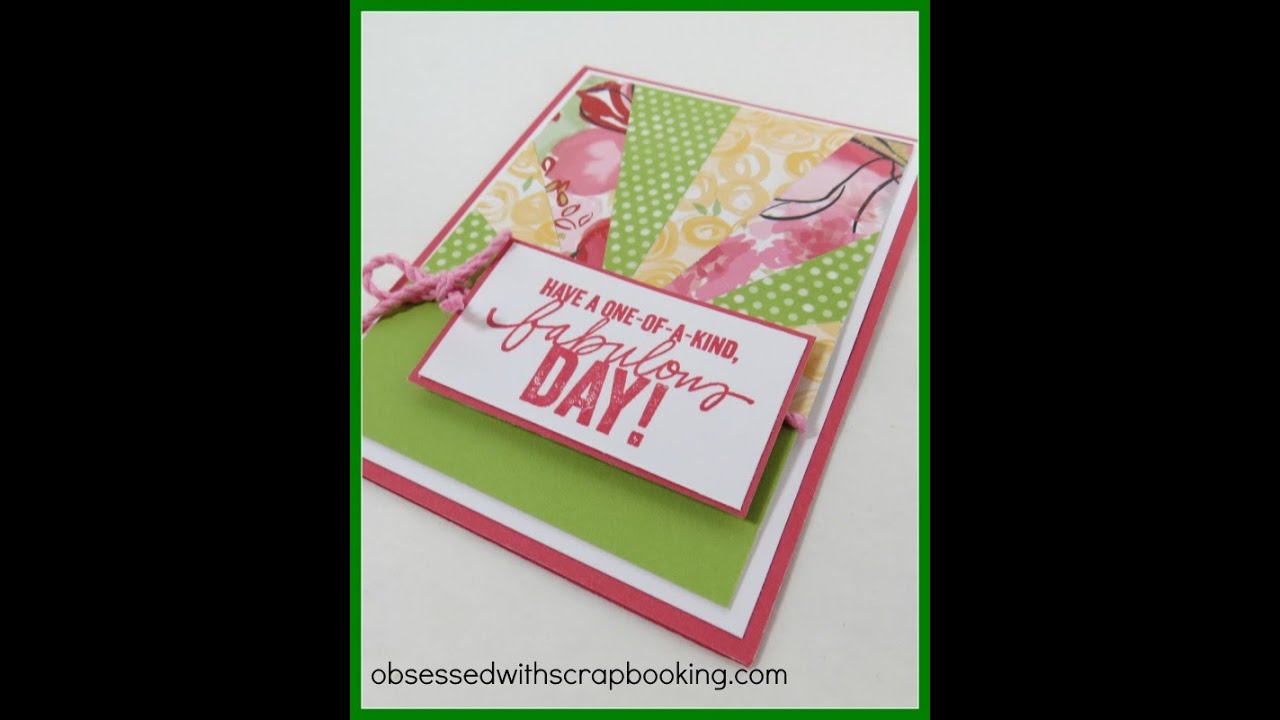 How to Make a Sunburst or Starburst Card - Vertical
