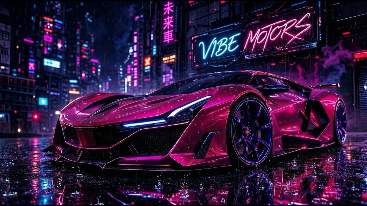 NEON MIDNIGHT FLOW 🌌 — Cyberpunk Ambient Night Drive Music for Coding & Focus 🚗⚡ [12 HOURS]
