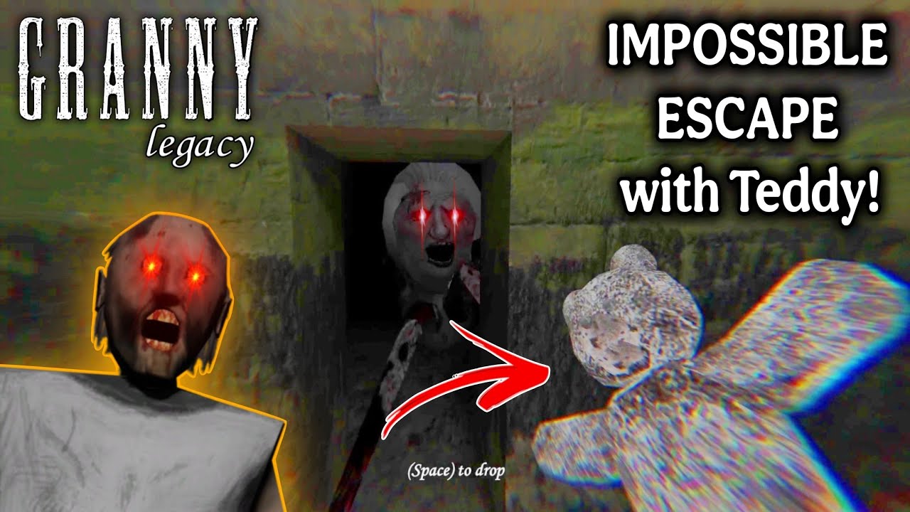 Granny Legacy - Impossible HOLLOW Sewer Escape With Teddy..!💀🧸