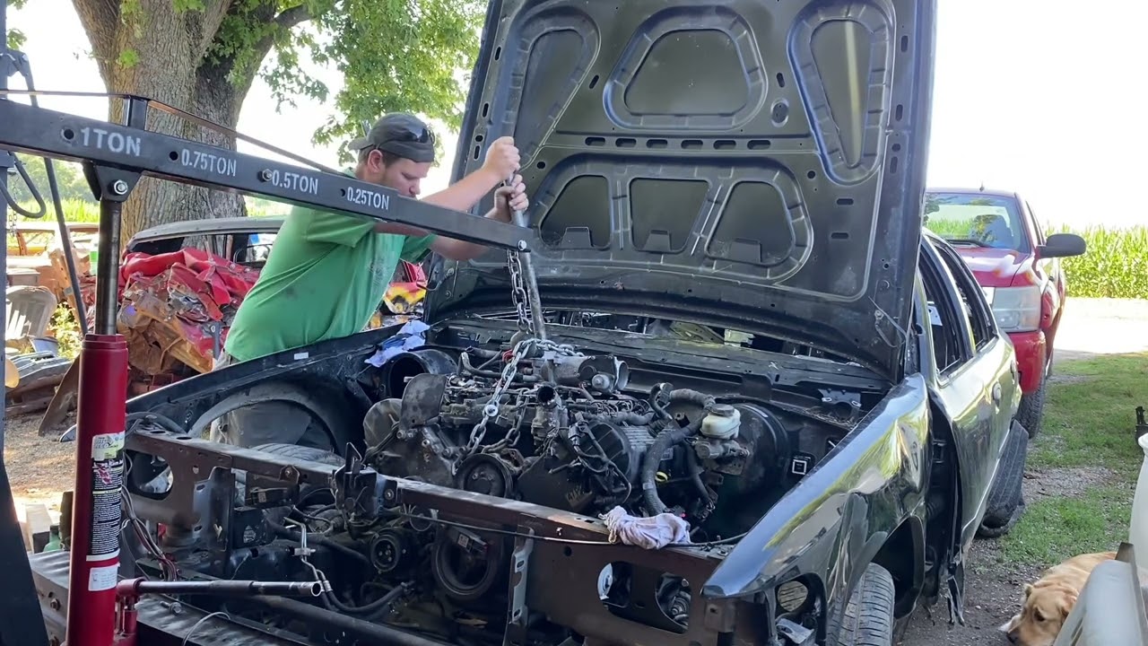 How to remove a 4.6 engine and transmission