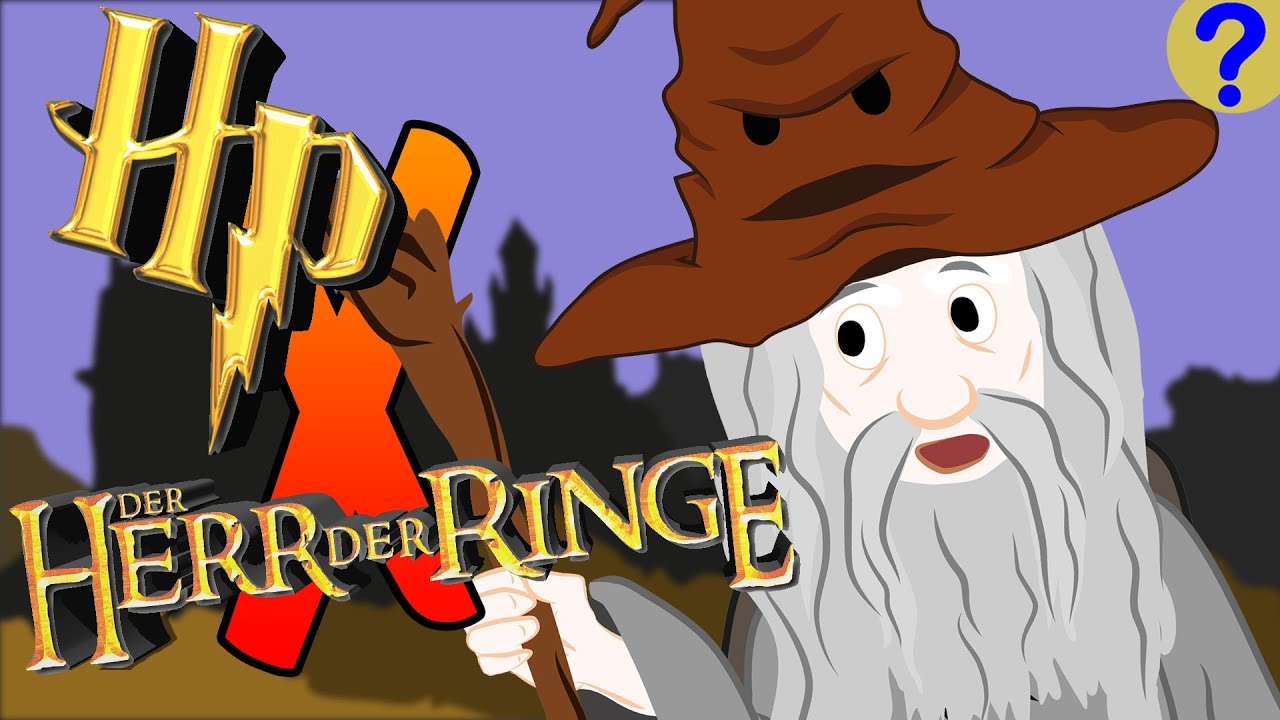 Professor Gandalf mischt Hogwarts auf [witzige der Herr der Ringe / Harry Potter Parodie/Animation]