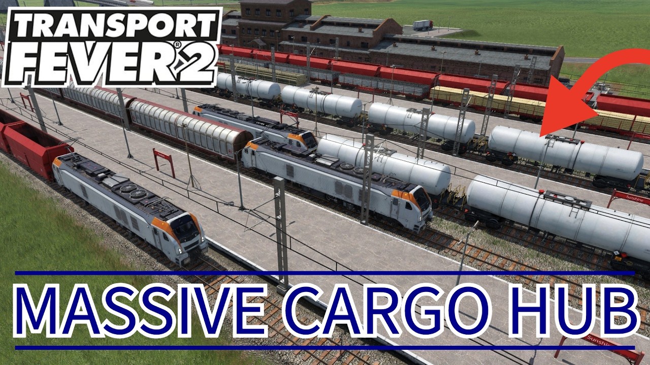 The Ultimate CARGO HUB in Transport Fever 2 | No Commentary